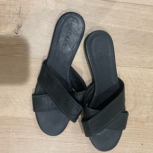 Size 7 J crew Cora Crisscross Sandals. Never worn.